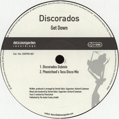 Discorados - Get Down | Delicious Garden Recordings (DGPRO 001)