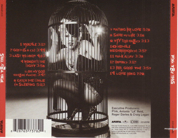 P!NK - Try This | Arista (82876573782) - 2
