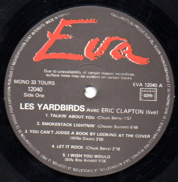 Avec Eric Clapton