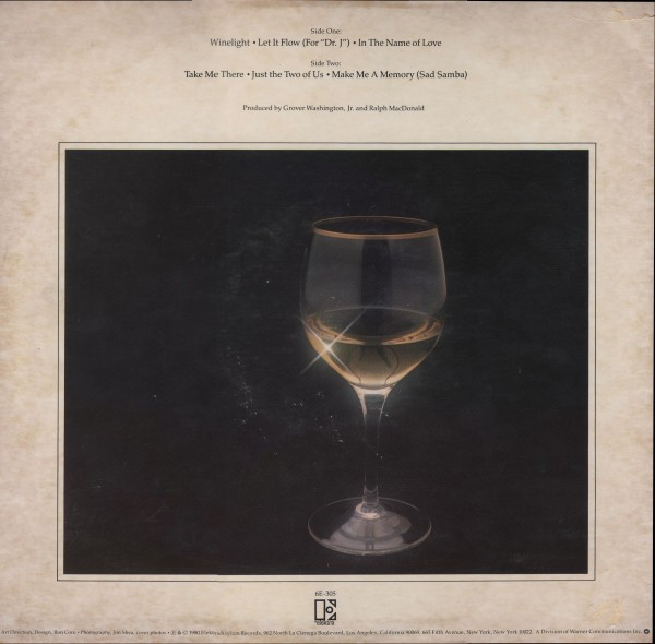 Grover Washington, Jr. - Winelight | Elektra (6E-305) - 2