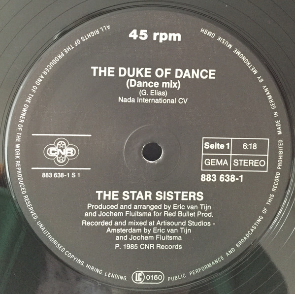 The Star Sisters - The Duke Of Dance | CNR (883 638-1) - 2