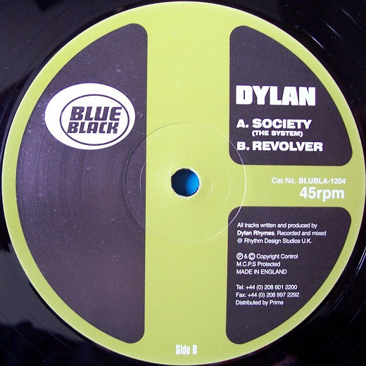 Dylan Rhymes - Society / Revolver | Blue Black (BLUBLA-1204)