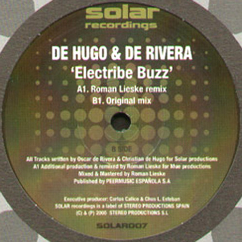 De Hugo & De Rivera - Electribe Buzz | Solar Recordings (SOLAR007) - main