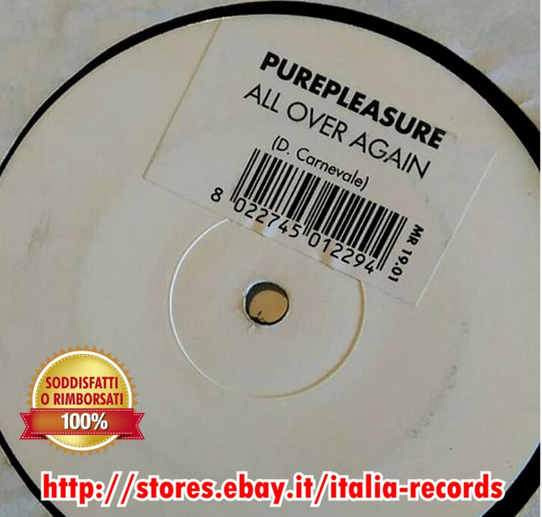 Purepleasure - All Over Again | Major Records (MR.19.01) - main