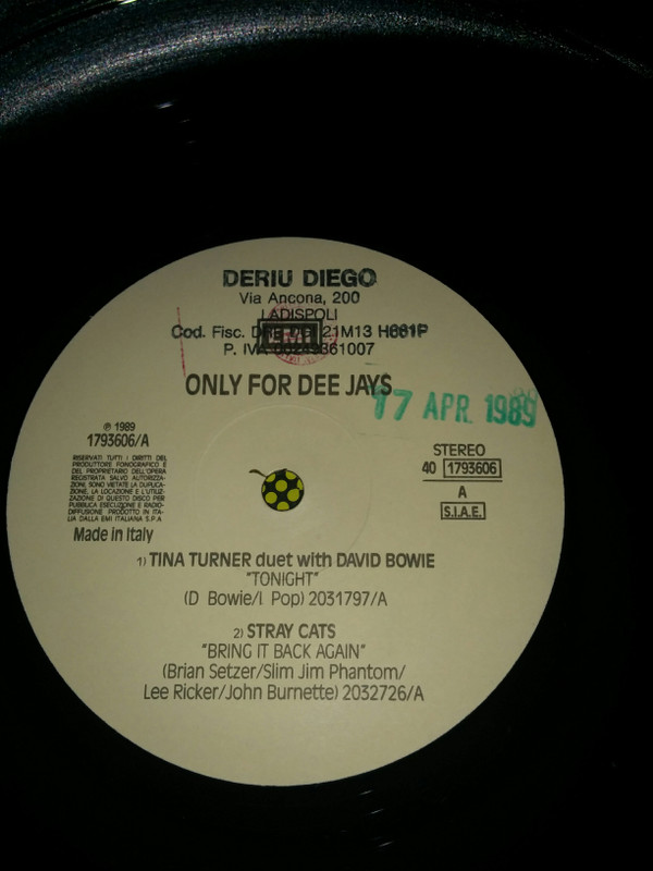 Various - Only For Dee Jays | EMI (40 1793606) - main