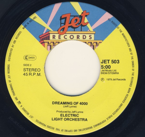 Electric Light Orchestra - Don't Bring Me Down | Jet Records (JET 503) - 4