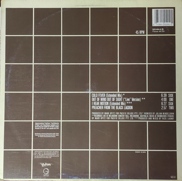 Models - Cold Fever | Mushroom (920 494-0) - 2