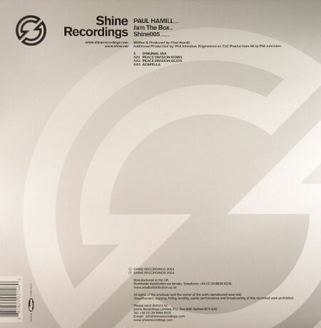 Paul Hamill - Jam The Box | Shine Recordings (Shine005) - 2 Paul Hamill - Jam The Box | Shine Recordings (Shine005) - 2
