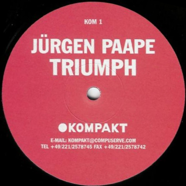 Jürgen Paape - Triumph | Kompakt (KOM 1) - main