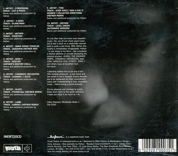 Hefner - Reworks | Inertia Records (INERT20CD) - 2