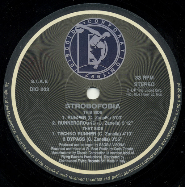 Strobofobia - Runner | Discoid Corporation (DIO 003) - main