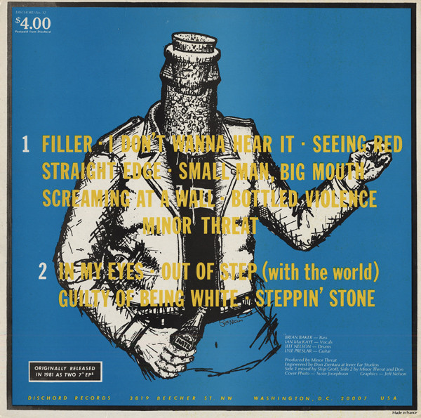 Minor Threat - Minor Threat | Dischord Records (DISCHORD № 12) - 2 Minor Threat - Minor Threat | Dischord Records (DISCHORD № 12) - 2