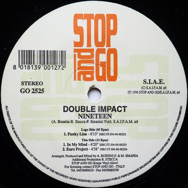Double Impact - Nineteen | Stop And Go (GO 2525) - main