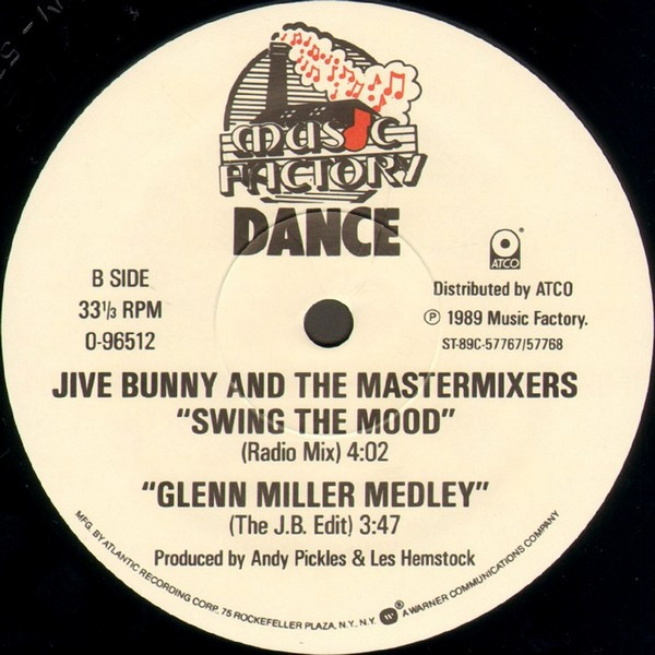 Jive Bunny And The Mastermixers - Swing The Mood | ATCO Records (0-96512) - 4