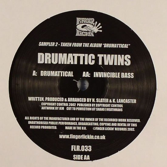 Drumattic Twins - Drumattical Sampler Two | Finger Lickin' Records (FLR.033) - 4 Drumattic Twins - Drumattical Sampler Two | Finger Lickin' Records (FLR.033) - 4