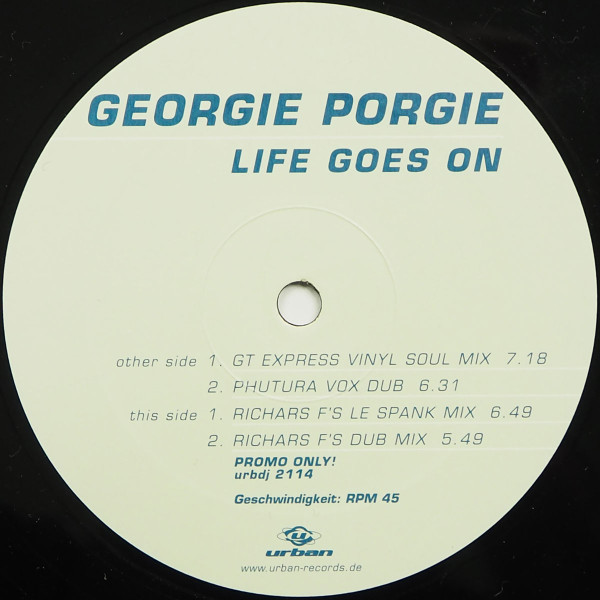 Georgie Porgie - Life Goes On | Urban (URBDJ 2114) - 2 Georgie Porgie - Life Goes On | Urban (URBDJ 2114) - 2