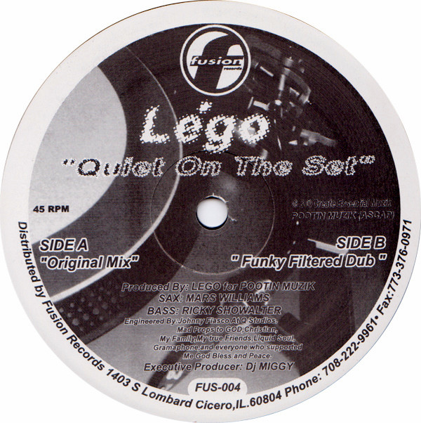 Lego - Quiet On The Set | Fusion Records (FUS-004) - 3