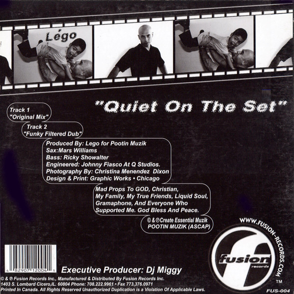 Lego - Quiet On The Set | Fusion Records (FUS-004) - 2
