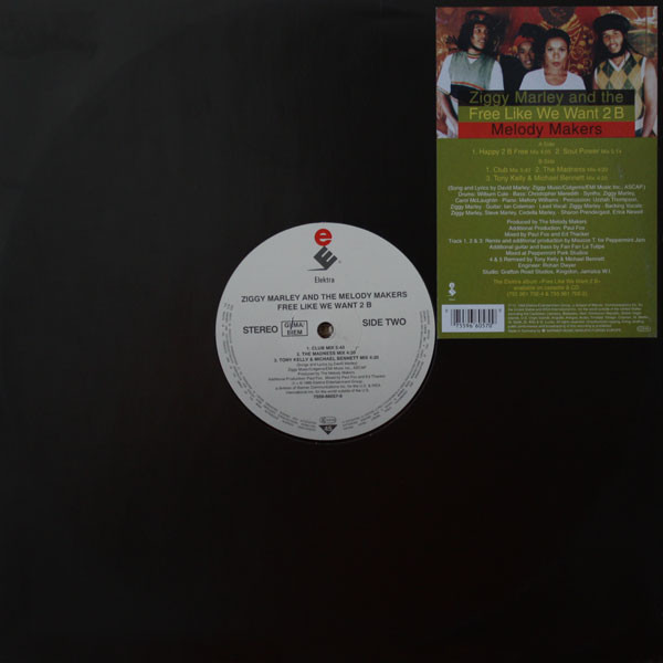 Ziggy Marley And The Melody Makers - Free Like We Want 2 B | Elektra (7559-66057-0)