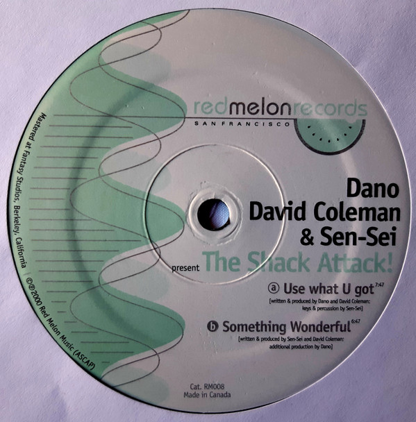 Dano , Sen-Sei & David Coleman - The Shack Attack! | Red Melon Records (RM0008) - main Dano , Sen-Sei & David Coleman - The Shack Attack! | Red Melon Records (RM0008) - main