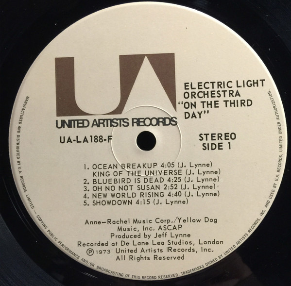 Electric Light Orchestra - On The Third Day | United Artists Records (UA-LA188-F) - 3 Electric Light Orchestra - On The Third Day | United Artists Records (UA-LA188-F) - 3