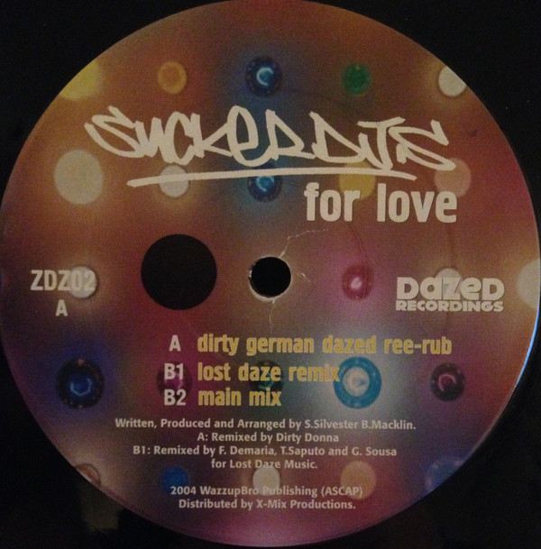 Sucker DJ's - For Love | Dazed Recordings (ZDZ02) - 3 Sucker DJ's - For Love | Dazed Recordings (ZDZ02) - 3
