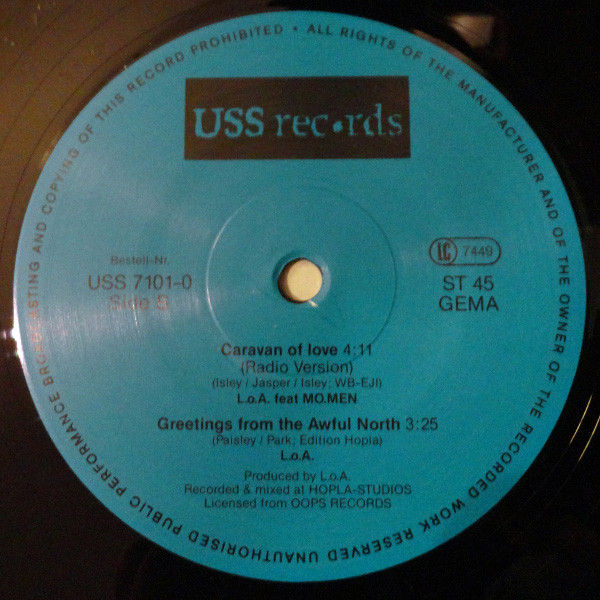 L.o.A. Feat. Mo.Men - Caravan Of Love | USS Records (USS 7101-0) - 4