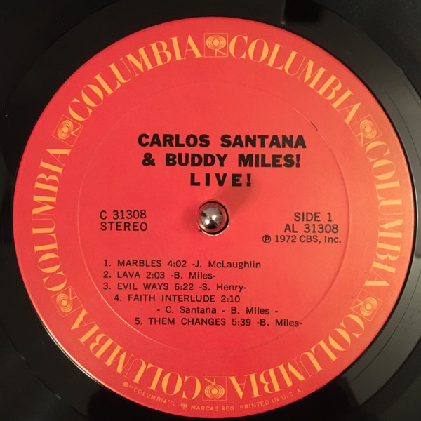 Carlos Santana & Buddy Miles! Live!