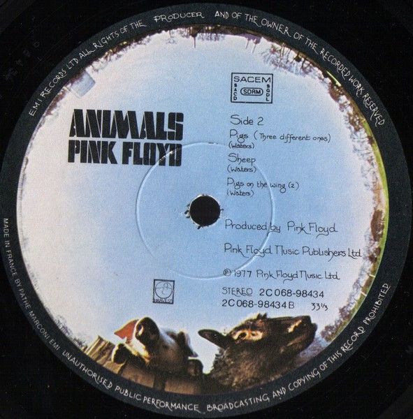 Pink Floyd - Animals | Harvest (2C 068-98434) - 5