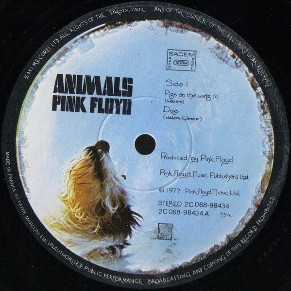 Pink Floyd - Animals | Harvest (2C 068-98434) - 4