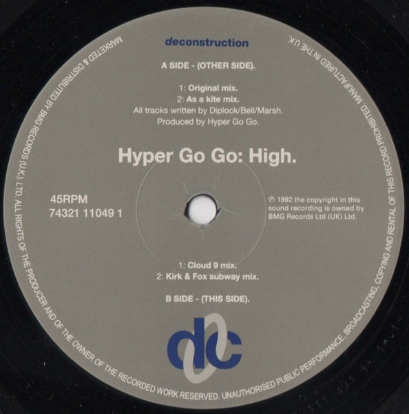 Hyper Go Go - High (Original Mixes And Remixes) | Deconstruction (74321 11049 1) - 4