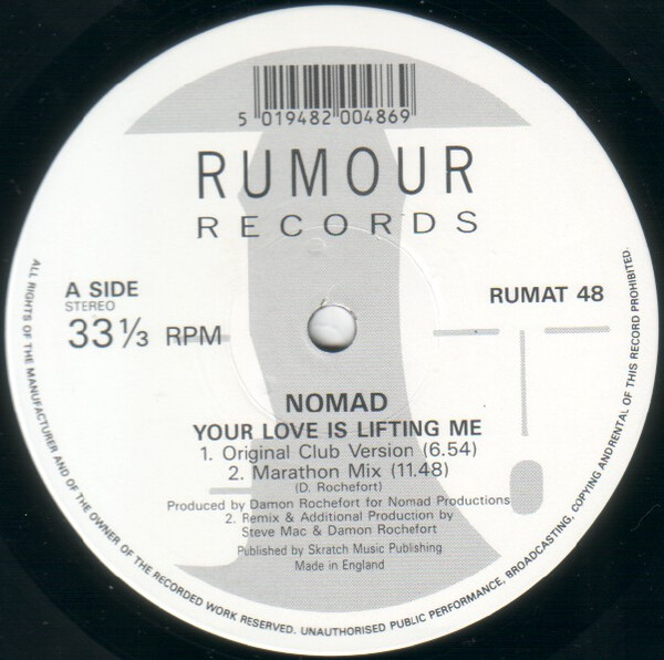 Nomad - Your Love Is Lifting Me | Rumour Records (RUMAT 48) - 3 Nomad - Your Love Is Lifting Me | Rumour Records (RUMAT 48) - 3