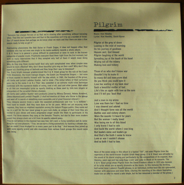 C & K Vocal - Generation | Supraphon (1 13 1778) - 7 C & K Vocal - Generation | Supraphon (1 13 1778) - 7