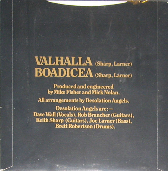 Desolation Angels - Valhalla | Not On Label (Desolation Angels  Self-released) (AM 266) - 2