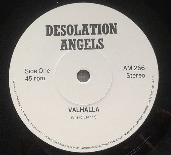 Desolation Angels - Valhalla | Not On Label (Desolation Angels  Self-released) (AM 266) - 3