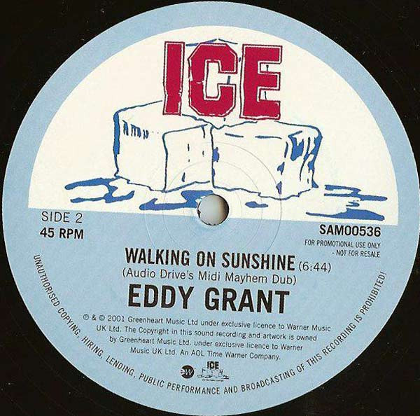Eddy Grant - Walking On Sunshine | ICE (SAM00536) - 2 Eddy Grant - Walking On Sunshine | ICE (SAM00536) - 2
