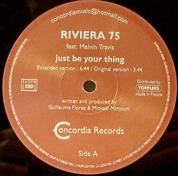 Riviera 75 - Just Be Your Thing | Concordia Records (none)