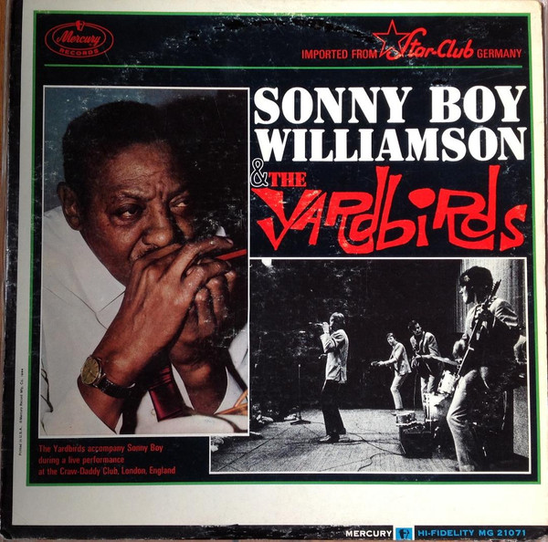Sonny Boy Williamson and The Yardbirds - Sonny Boy Williamson & The Yardbirds | Mercury (MG 21071) - main