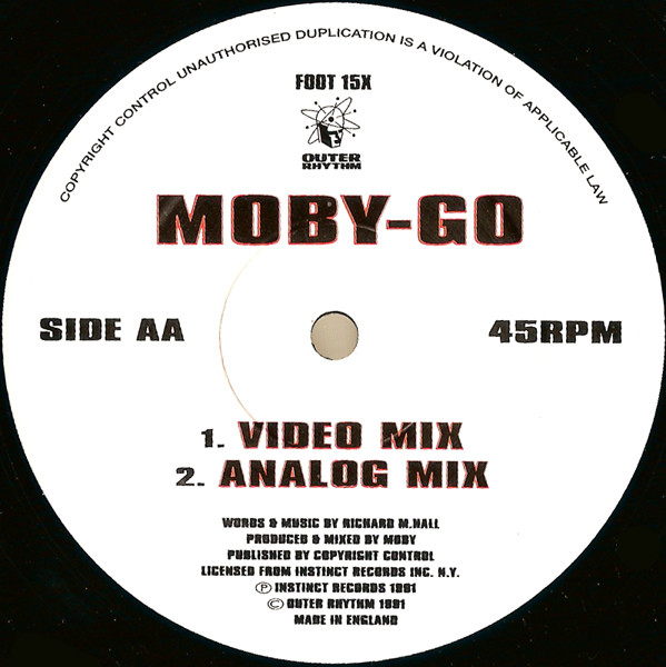 Moby - Go (Mixes) | Outer Rhythm (FOOT 15X) - 4