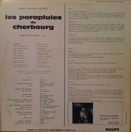 Michel Legrand - Les Parapluies De Cherbourg | Philips (B 77.802 L) - 2 Michel Legrand - Les Parapluies De Cherbourg | Philips (B 77.802 L) - 2