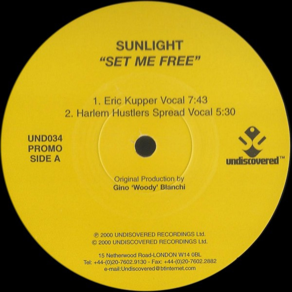 Sunlight - Set Me Free | Undiscovered (UND034) - main Sunlight - Set Me Free | Undiscovered (UND034) - main
