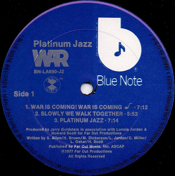 War - Platinum Jazz | Blue Note (BN-LA690-J2) - 5 War - Platinum Jazz | Blue Note (BN-LA690-J2) - 5