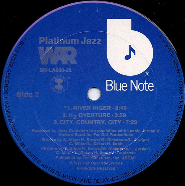 War - Platinum Jazz | Blue Note (BN-LA690-J2) - 7 War - Platinum Jazz | Blue Note (BN-LA690-J2) - 7