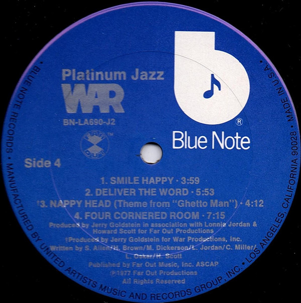 War - Platinum Jazz | Blue Note (BN-LA690-J2) - 8 War - Platinum Jazz | Blue Note (BN-LA690-J2) - 8