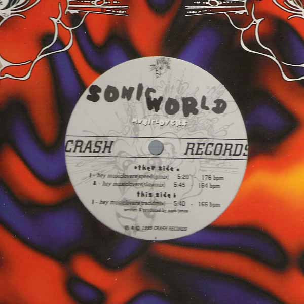 Sonic World - Musiclovers | Crash Records (CR 01) - main