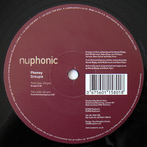 Phoney - Groupie | Nuphonic (NUX 158)