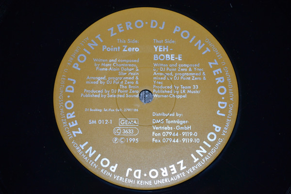 DJ Point Zero - Point Zero / Yeh-Bobe-E | Sodom Music (SM 012-1)