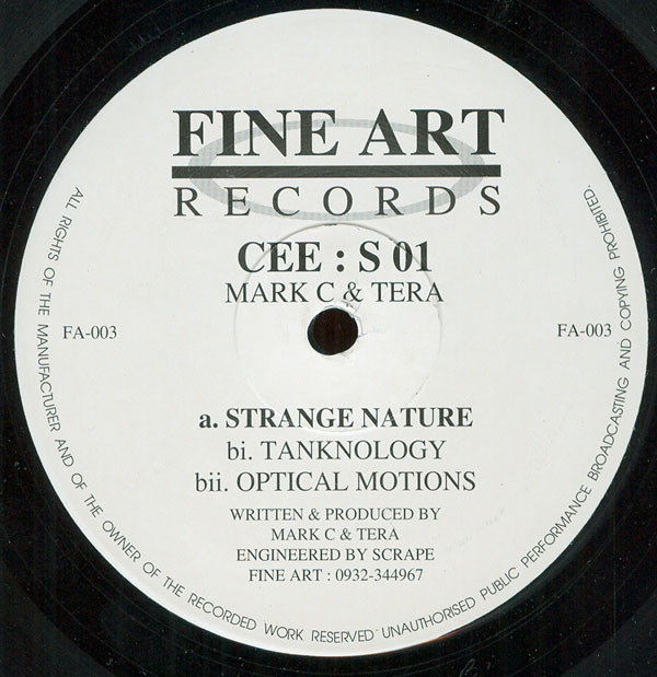 Mark C & Tera - Cee : S 01 | Fine Art International Recordings (FA-003)