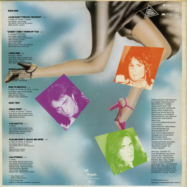 The Babys - Head First | Chrysalis (6307 647) - 2 The Babys - Head First | Chrysalis (6307 647) - 2