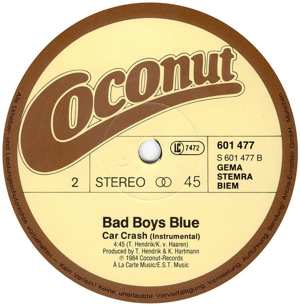 Bad Boys Blue - L.O.V.E. In My Car | Coconut (601 477) - 4